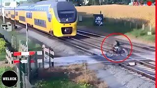 220 Shocking Train Moments Of Luckiest People Caught On Camera | Best Of 2024 @wewinnew