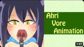 【vore】Ahri vore Animation【丸呑み】