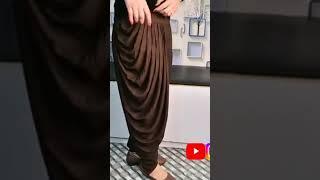 Dhoti Salwar Cutting and Stitching Very Easy Method #talentedrituinsan 2023 ka