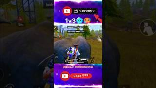 1v3 clutch  #Livik Map #pubg bgmi shorts video #short reel