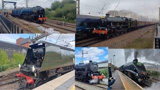 Mainline Steam 2024 from different station on the west coast mainline Enjoy the video