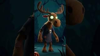 Spooky Halloween Wild Animal Sounds Song | Learn Wild Animals Names for Kids