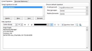 How To Change Signature On Outlook!