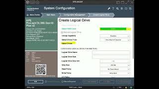 2023 | HPE MR Gen10 Plus Smart Array Storage Controller | How to create RAID