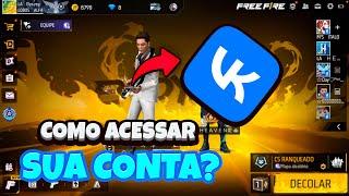 Como Acessar Sua Conta do Free Fire pelo VK (Atualizado)