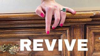 Giving New Life to a Worn-Out Dresser—Full Restoration & Transformation | Epic Furniture Flip Tips
