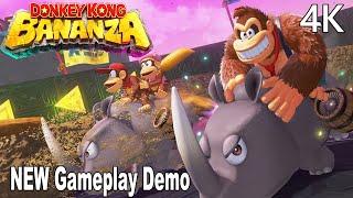 Donkey Kong Bananza NEW GAMEPLAY Demo 4K