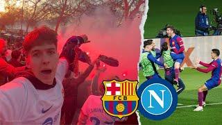 BARCELONA - NAPOLI | UCL STADIUMNVLOG  | FIGHTS WITH THE POLICE 