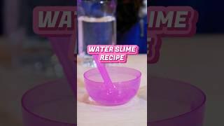 This is HOW you make Water SLIME | Easy Water Slime Recipe #shorts