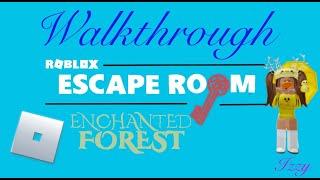 Roblox Enchanted Forest Escape Room Walkthrough!