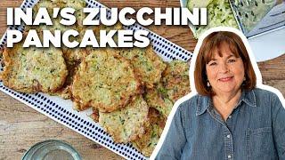 Ina Garten's Zucchini Pancakes | Barefoot Contessa | Food Network