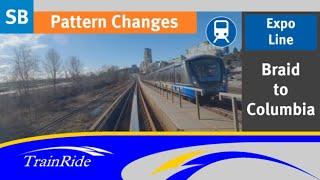 TrainRide: TransLink (SkyTrain) - Expo Line (Braid to Columbia) - Pattern Change