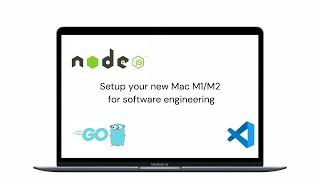 Setup Macbook pro M2 Max for Nodejs and Golang development