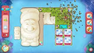 Gardenscapes 1829 Hard Level - 18 moves - NO BooSTERS