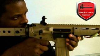 Evolution Airsoft LR-300 blowback demo