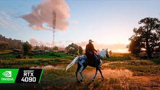 [4K60] RDR2 RTX 4090! - Close to Realism! New Raytracing Reshade looks STUNNING. 50+ mods