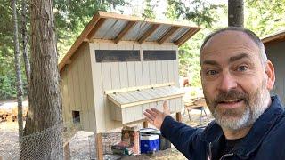 DIY Backyard Chicken Coop Tour | How To Build | Easy to Clean