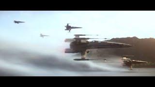 Star Wars X-wing fighter tribute (Iron Eagle style)