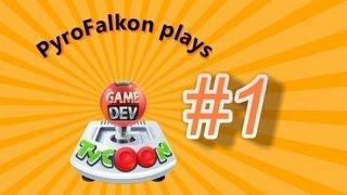 PyroFalkon plays Game Dev Tycoon Ep 1 - Founding FalkonGamees