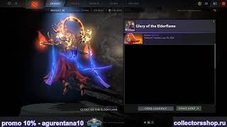 Glory of the Elderflame set for Lina DOTA 2 TI10 Collector's Cache