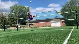 My roll spike progression| Sepak Takraw