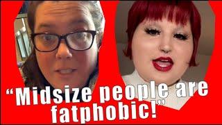 Fat liberation TikTok cringe | The midsize saga continues..."The term midsize is fatphobic!!!"