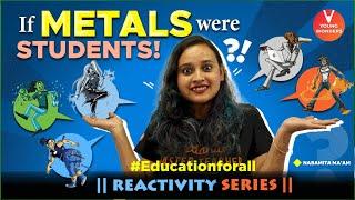 Have You Ever Thought If Metals Were Students? Reactivity Series  Nabamita Ma’am | Young Wonders