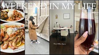 WEEKEND IN MY LIFE VLOG | JUICE WITH ME, WE HAVE A OFFICE , MEAL PREP + SO MUCH MORE !!!