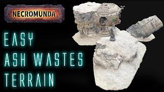 Easy Ash Wastes Terrain - Necromunda - Ash Wastes - Hive Secundus - Horus Heresy