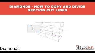 Diamonds - How to copy and divide section cut lines