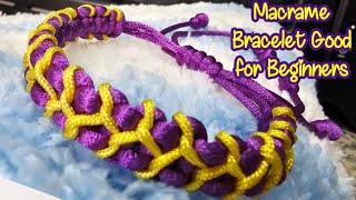 Diy Macrame Bracelet for Beginners /Full Vedio Tutorial #35