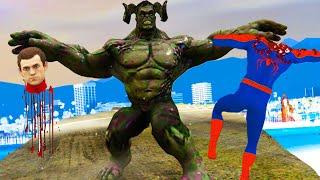 Black Hulk Lucifer vs SPIDER-MAN- What If || Creative Gaming