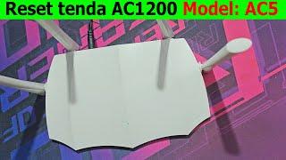 How to reset tenda ac1200 dual band router