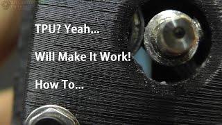 TPU Filament. How To Get Flexible Filaments To Work With Your 3D Printer & Bowden Extruder.