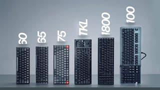 How to Choose the RIGHT Keyboard Size (60%, 65%, TKL, 100%)