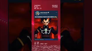 SSJ3 Bardock Fights King Vegeta  #dragonball #dbs #dbz #dragoballheroes #sdbh #anime #shorts