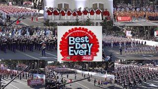 Marching Bands of the 2025 Pasadena Tournament of Roses Parade