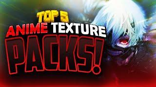 Top 5 Best Anime Minecraft PVP Texture Packs + Tokyo Ghoul Bundle Showcase [1.7/1.8.9]