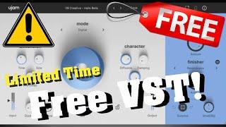 【Limited Time Free!】$49→$0! Difinitely Best Free Reverb VST Plugin in 2024? UFX REVERB by UJAM