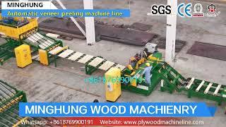 Spindle less veneer rotary peeling machine