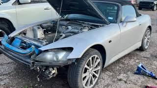 Honda S2000 Crash: Shell Seller LIED About Condition! New Plans! BIG Changes! Animals Invade my Car?
