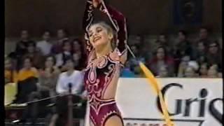 Alina KABAEVA ribbon - 1999 RG Russian Championships AA