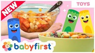 Toddler Learning Video | COLOR CREW MAGIC - Cereal, Fruit Salad & Sandwich | DIY & More | First Toys