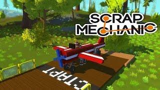 САМЫЙ КРУТОЙ САМОЛЁТ !!! Scrap Mechanic