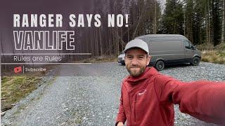 HARSH WARNING from the RANGER! - Overnight Parking in Scotland
