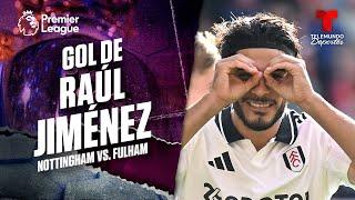 Raúl Jiménez anota de penal - Nottingham vs. Fulham | Premier League | Telemundo Deportes