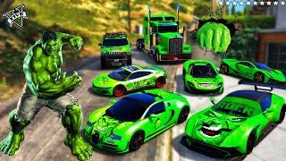 GTA 5 - Stealing Hulk Supercars with Franklin! (Real Life Cars #36)