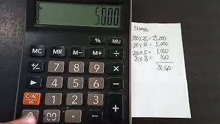 How to use M+ and MR in calculator