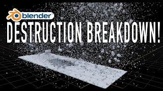 Street Destruction in Blender 3d: VFX Breakdown ft. KHAOS add-on Destruction Tools(New)