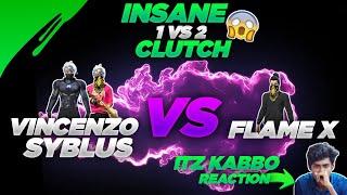 Vincenzo,syblus vs FLAME X awsome moment |Itz kabbo reaction |insane clutch|গর্জে উঠো বাংলাদেশ